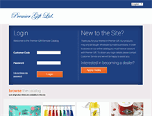 Tablet Screenshot of premiergift.remotecatalog.com